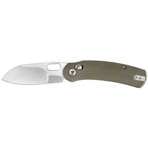 Navaja Trivisa Lamb-03G TY26GN con hoja de acero N690 de 7.7 cm y empuñadura de G-10 de 10.5 cm