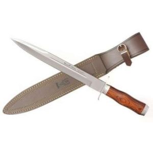 Muela Cuchillo URIAL-26CO hoja de acero MoVa de 26 cm y empuñadura de cocobolo.