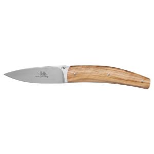 Navaja Viper Regionali -Gobbo UL V5746UL con hoja de acero AISI 440A de 8,5 cm y empuñadura de Madera de olivo de 11,7 cm