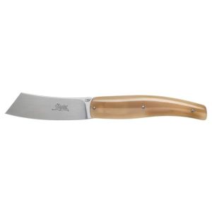 Navaja Viper Regionali -Rasolino PC V5750PC con hoja de acero AISI 440A de 8,5 cm y empuñadura de Cuerno de toro de 11,7 cm