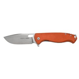 Navaja Viper Fortis GO V5952GO con hoja de acero Bohler M390 Microclean de 8,6 cm y empuñadura de G-10 Naranja de 12,4 cm