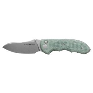 Navaja Viper Moon TE V6010TE con hoja de acero CPM MagnaCut de 7,5 cm y empuñadura de Micarta canvas verde de 12,5 cm