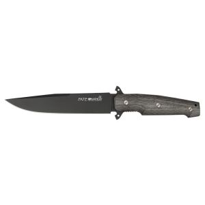 Cuchillo Viper Fate BKCN VT4005BKCN con hoja de acero AISI D2 de 17,3 cm y empuñadura de Micarta canvas negra de 14,2 cm