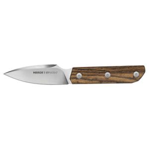 Cuchillo Viper MIRROR1 BC VT4058BC con hoja de acero Bohler M390 de 7,9 cm y empuñadura de Madera de bocote de 9,7 cm