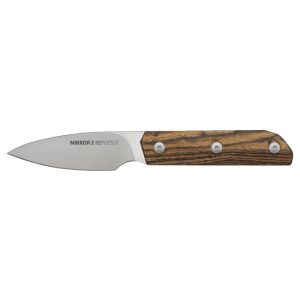 Cuchillo Viper MIRROR2 BC VT4062BC con hoja de acero Bohler M390 de 6,8 cm y empuñadura de Madera de bocote de 10,8 cm