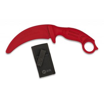 Cuchillo Entrenamiento K25 Rojo con hoja de 10,6 cm Ref. 32335