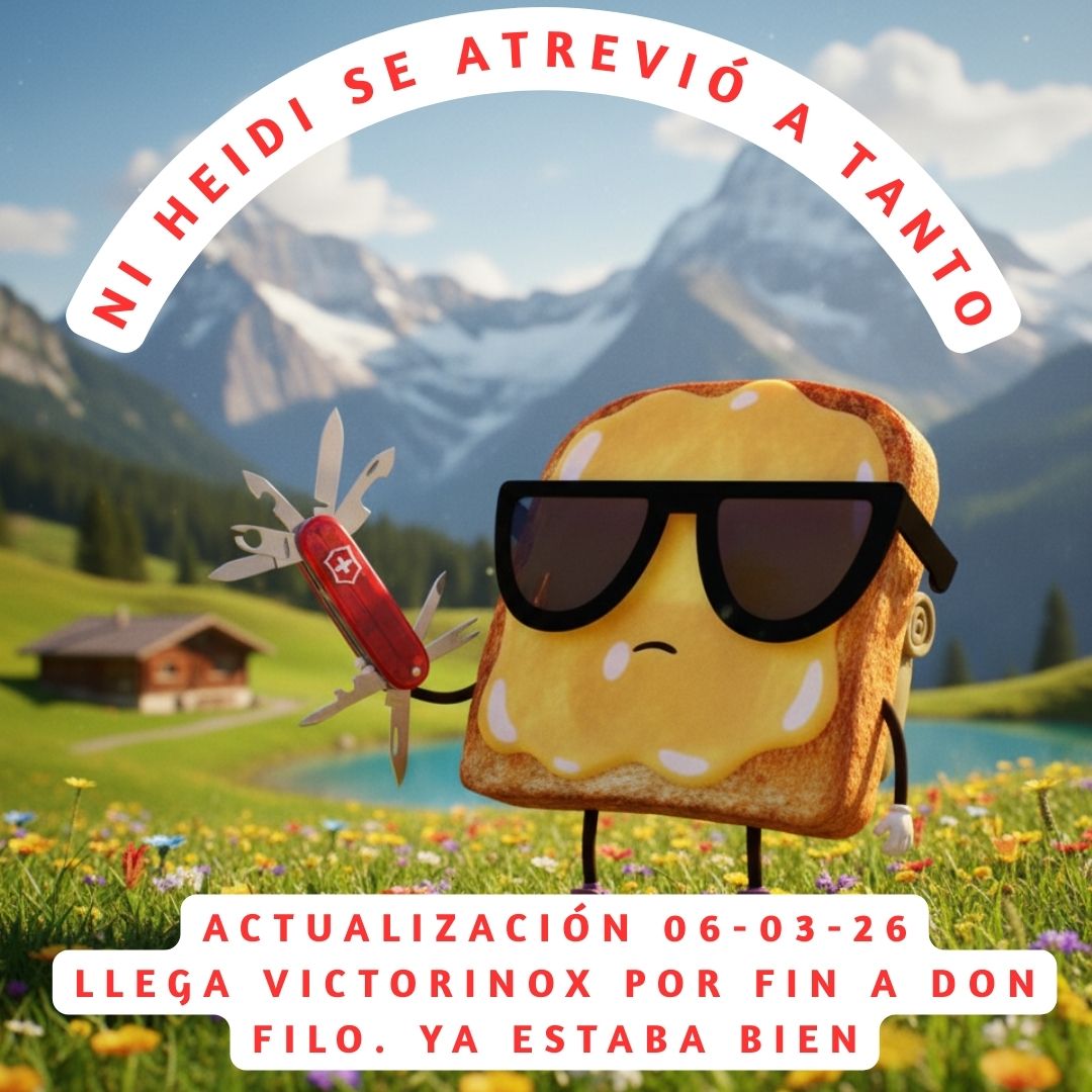 Actualización 06-03: Llega por fin VICTORINOX