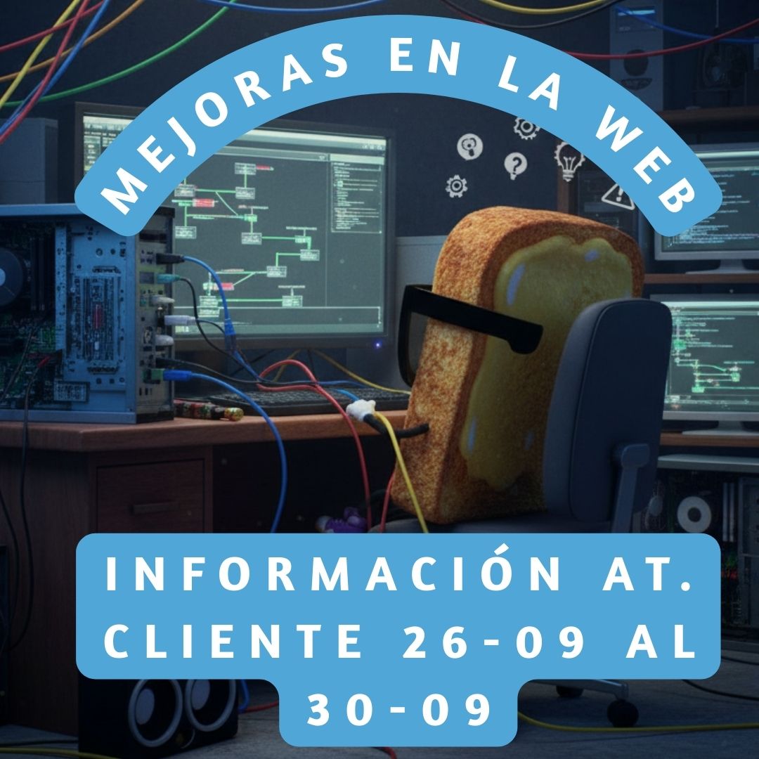 Información actualización página web