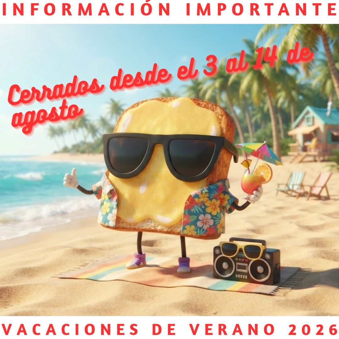 Información importante vacaciones de verano 2026