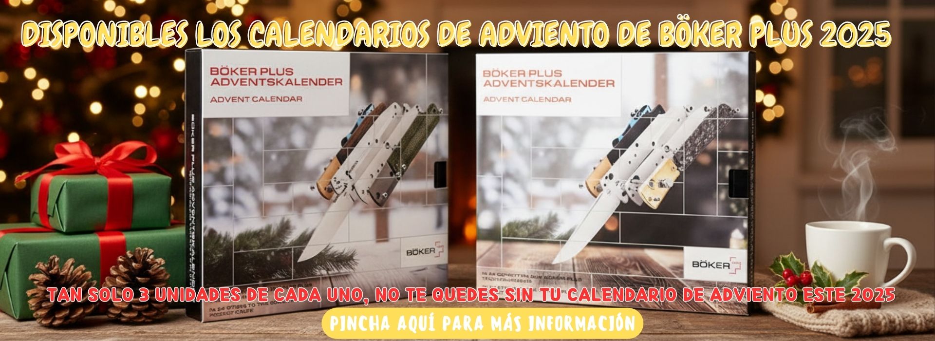 Calendarios de adviento 2025 Böker Plus